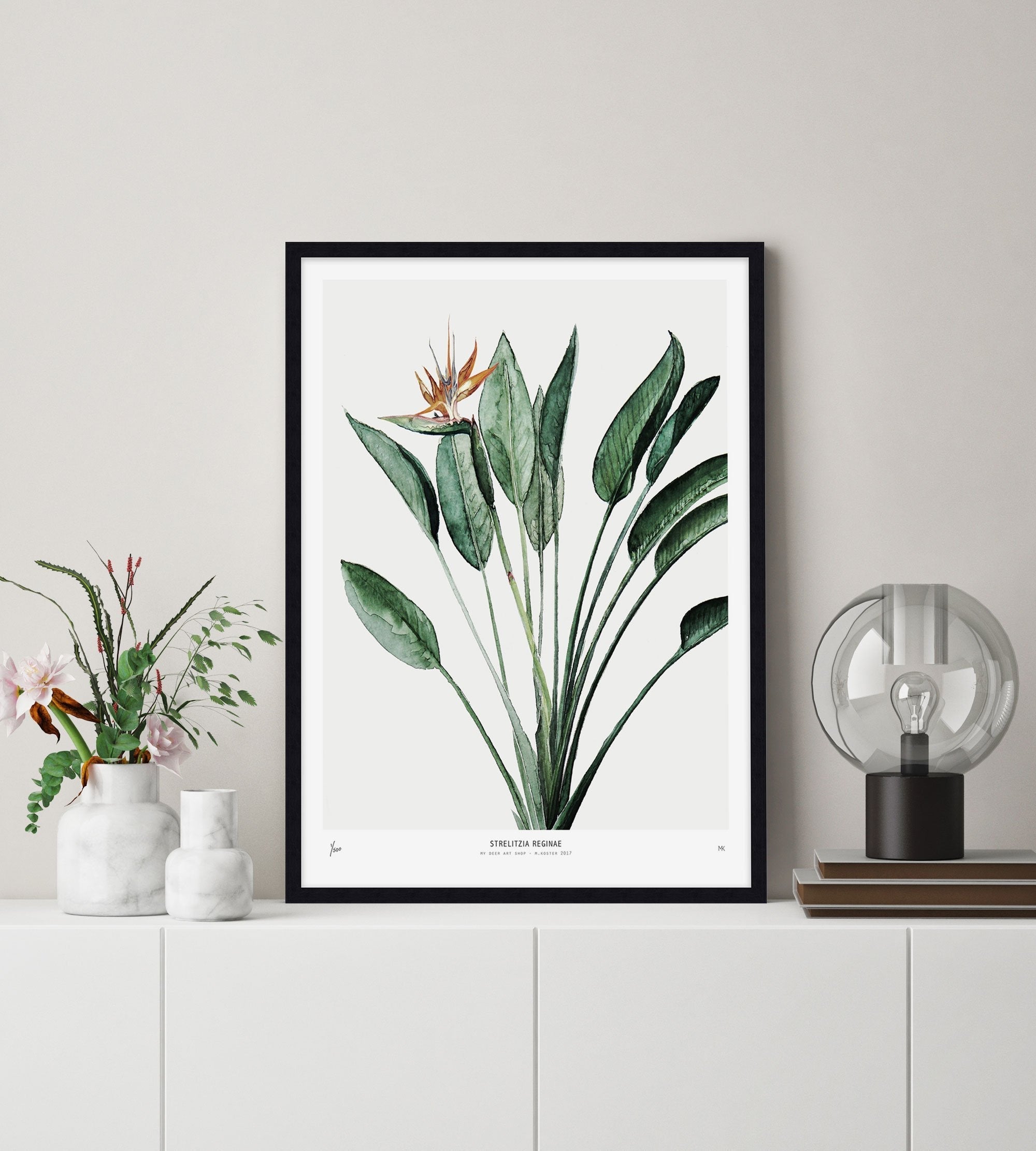 Strelitzia by My Deer Wall Art
