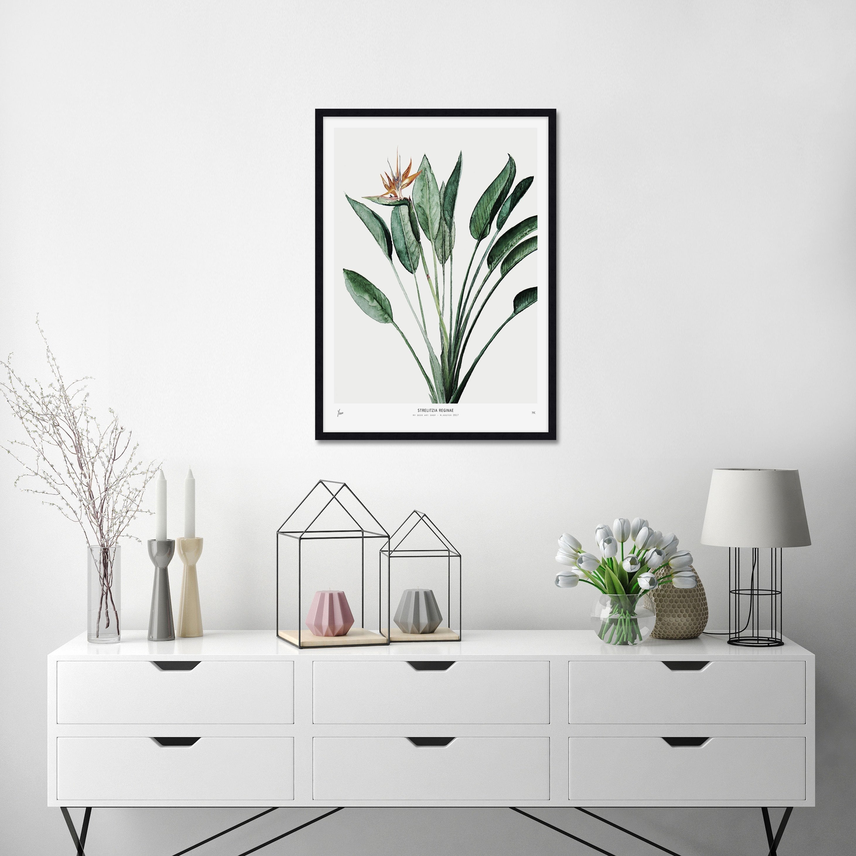 Strelitzia by My Deer Wall Art for Living Room