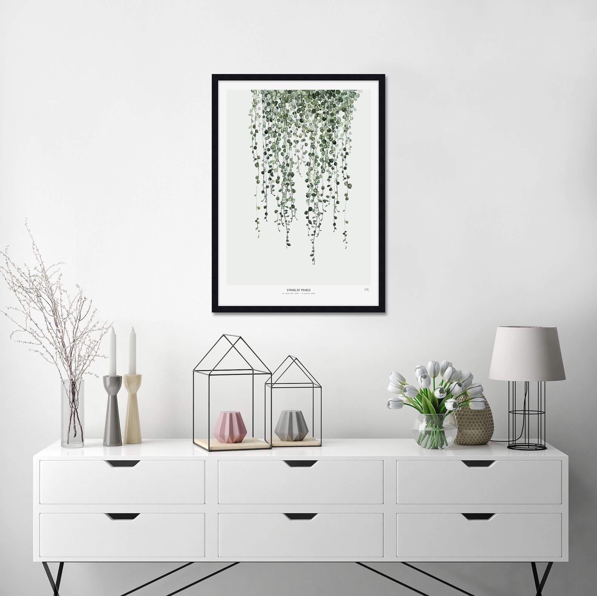 String Of Pearls by My Deer Wall Art for Living Room