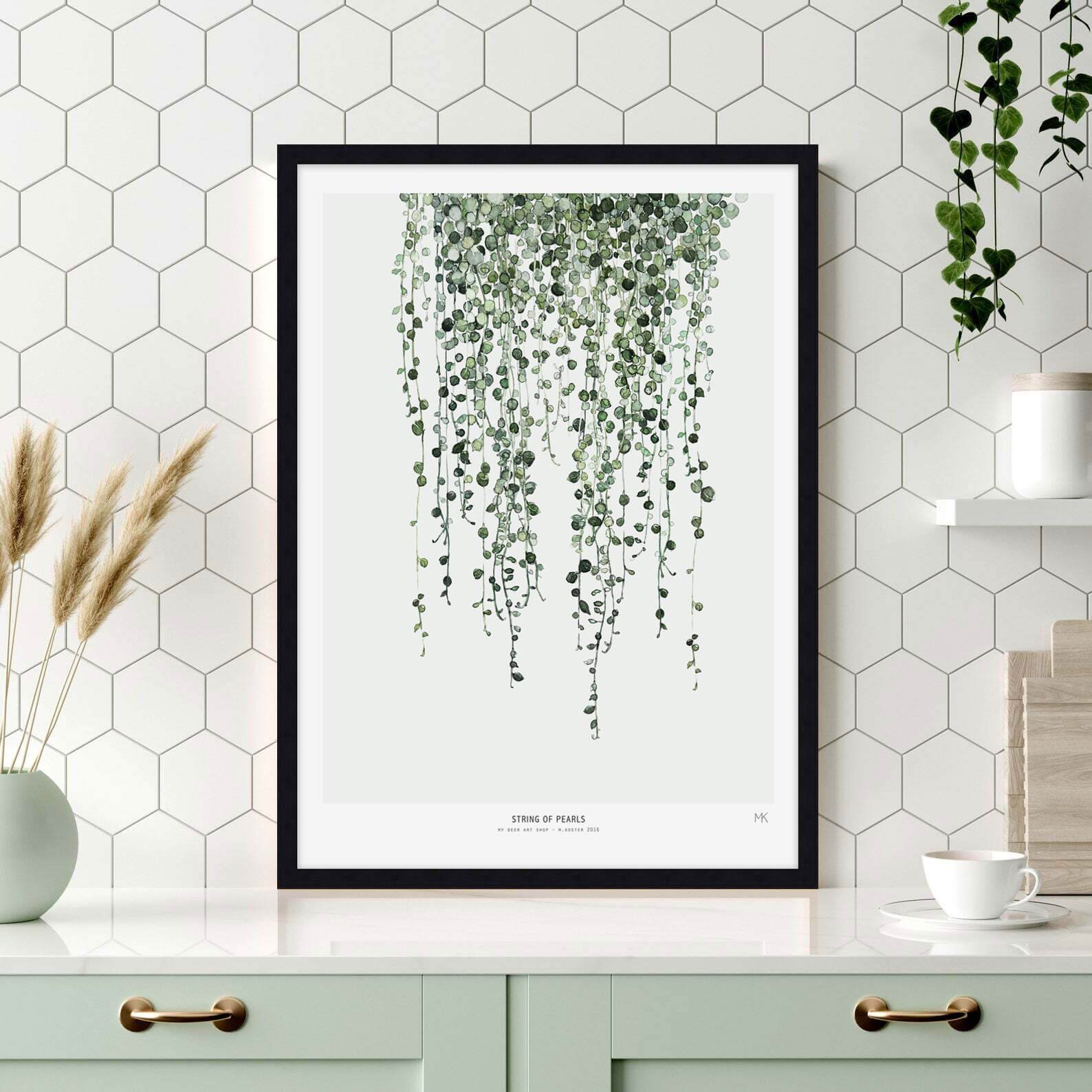 String Of Pearls by My Deer Wall Art