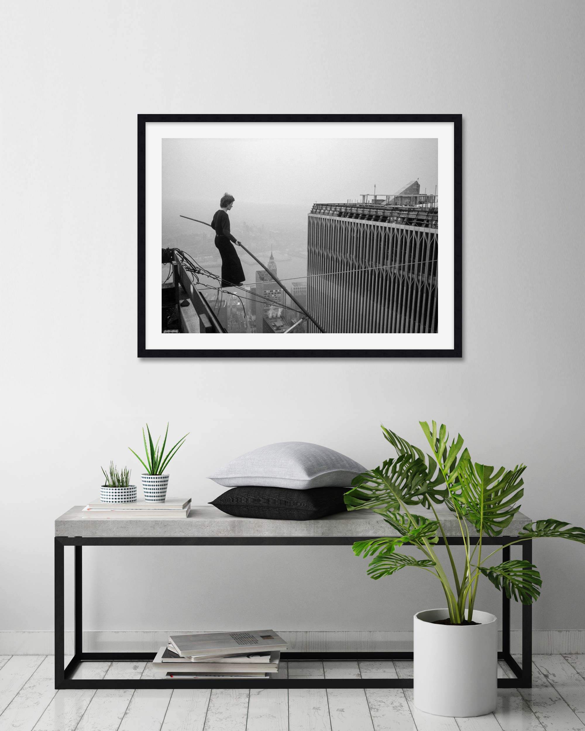 Twin Towers Walk Wall Art for Bedroom