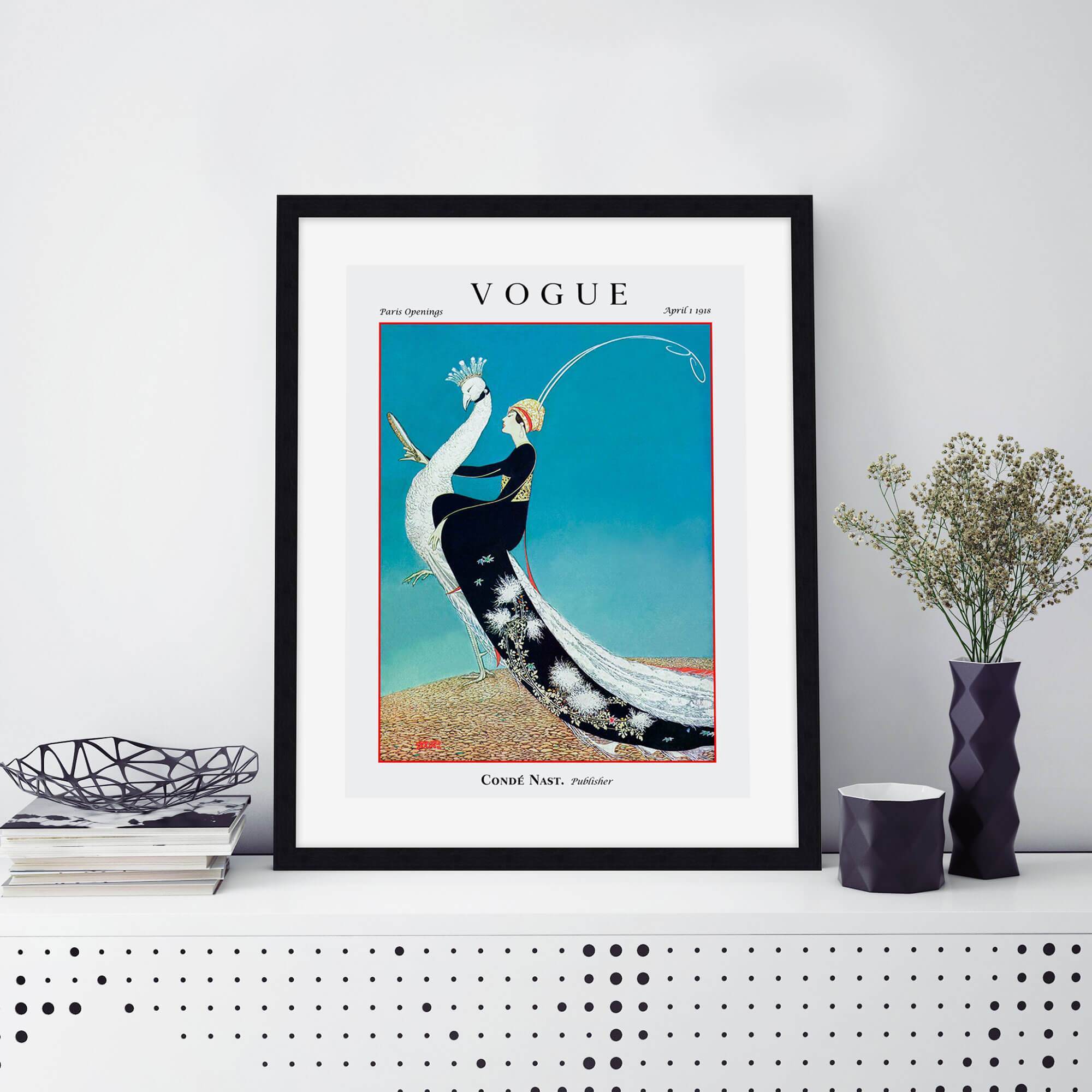 Vogue Cover April 1918 Wall Art for Office