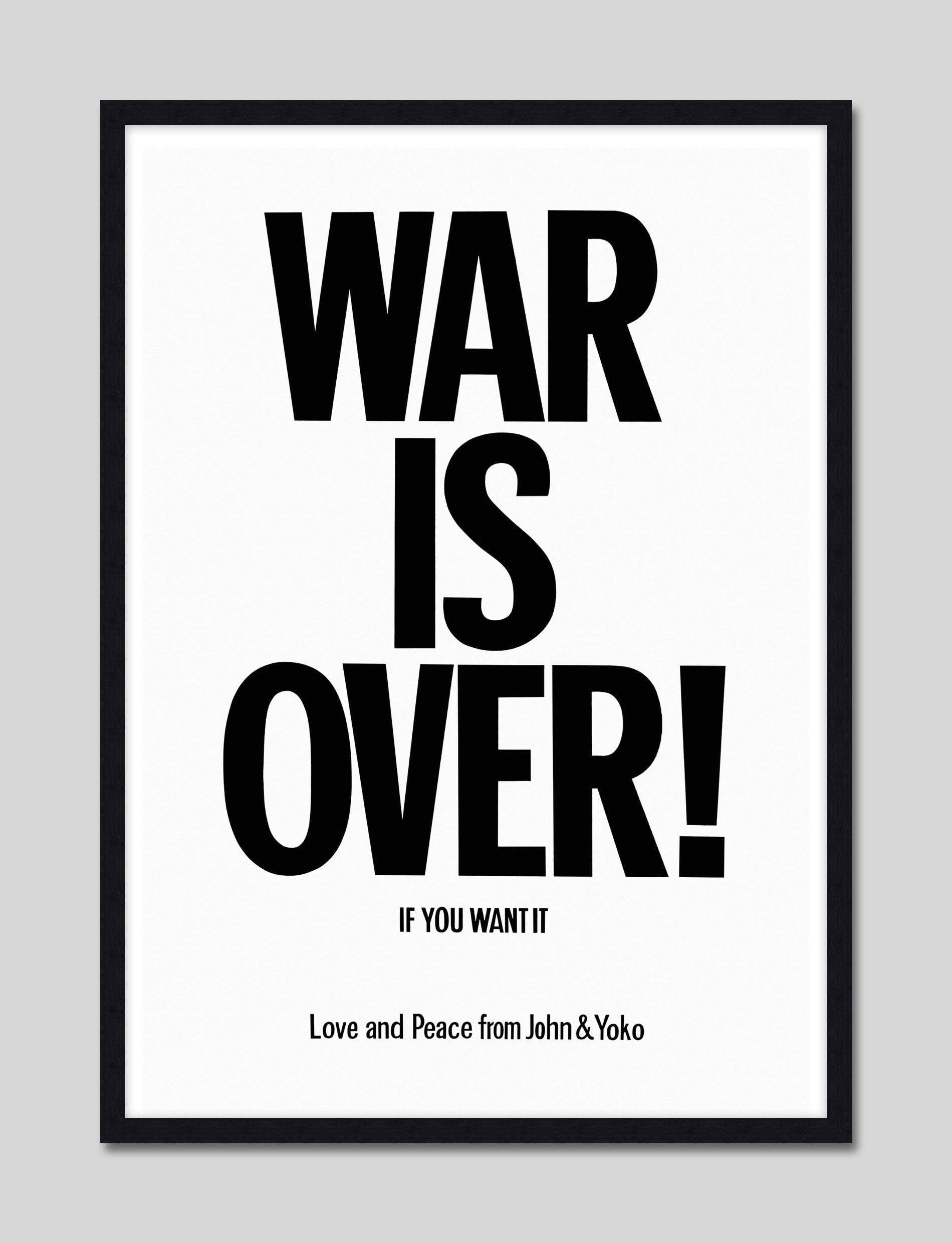 War is over! print by Editors Choice
