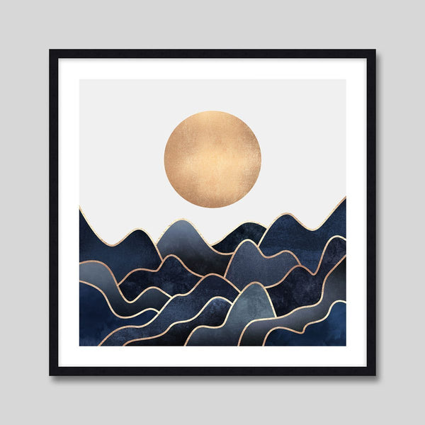 Waves by Elisabeth Fredriksson Art Print | Pop Motif