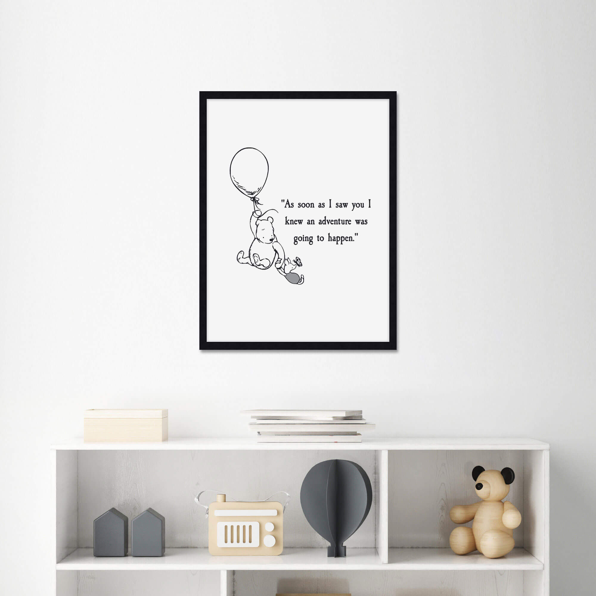 Winnie The Pooh - Adventure Wall Art for Nursery