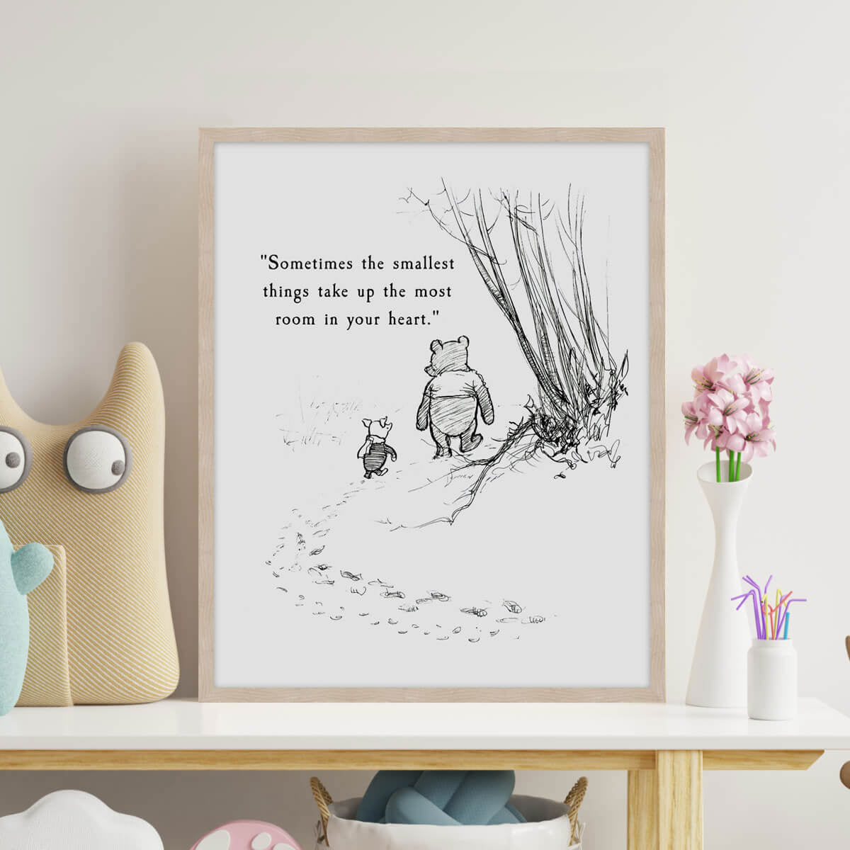 Winnie The Pooh - The Smallest Things V2 Wall Art for Nursery