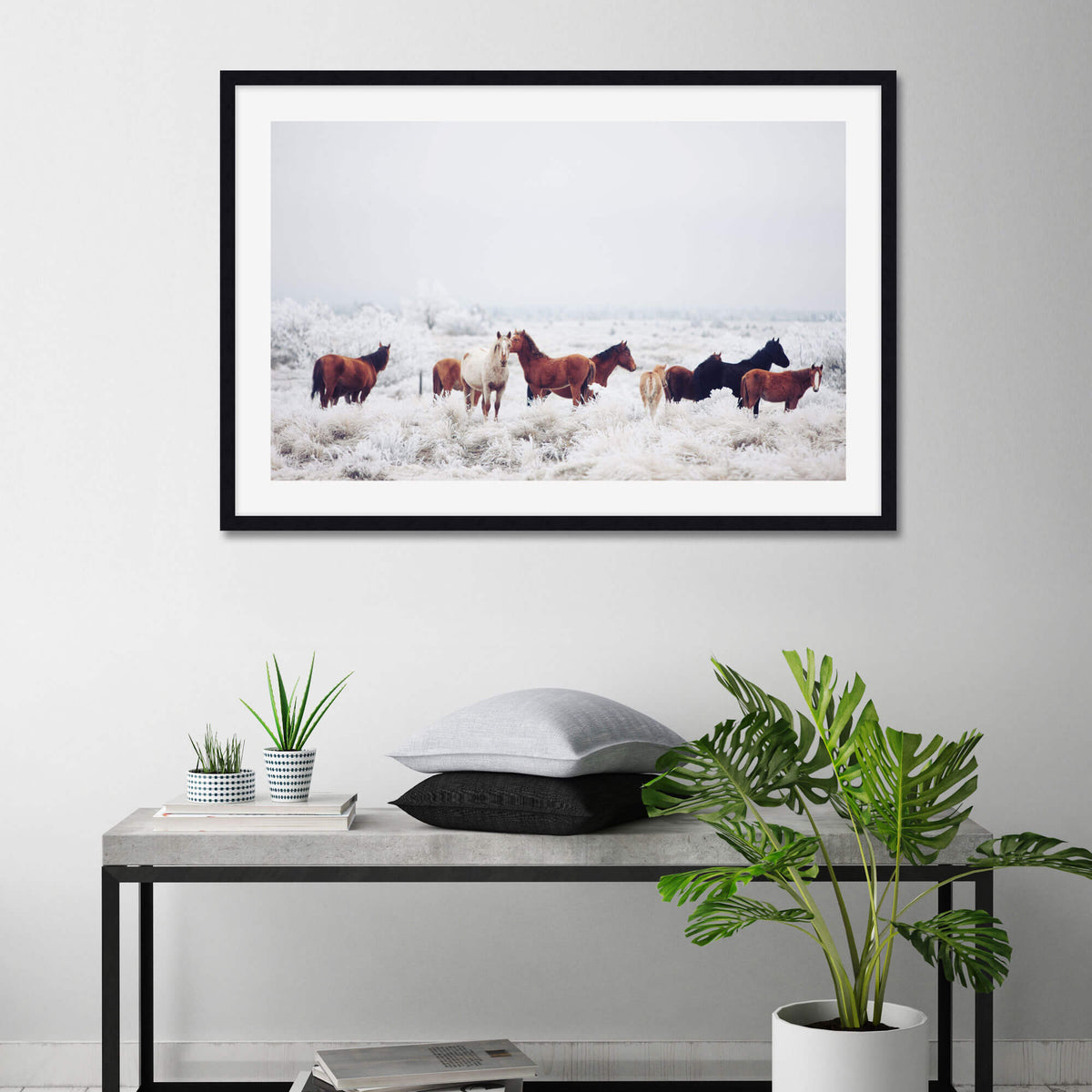 Winter Horseland by Kevin Russ Wall Art for Living Room
