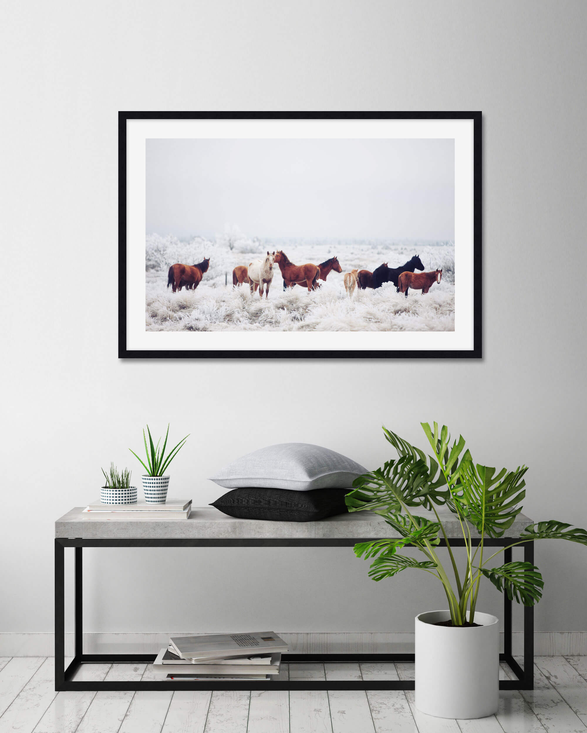 Winter Horseland by Kevin Russ Wall Art for Living Room