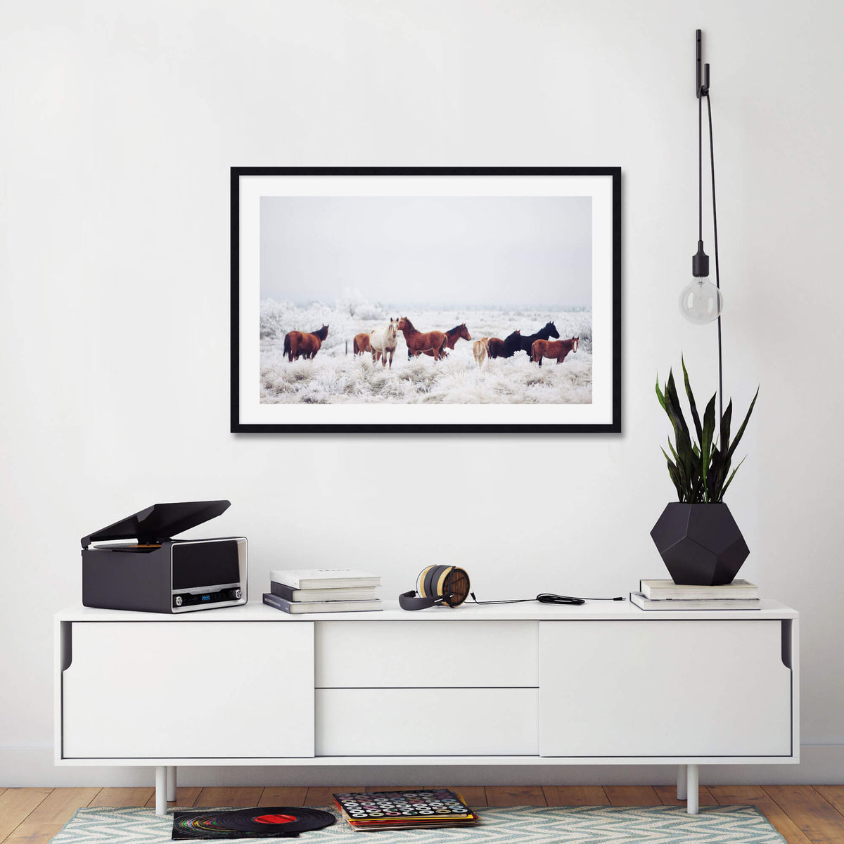 Winter Horseland by Kevin Russ Wall Art for Office
