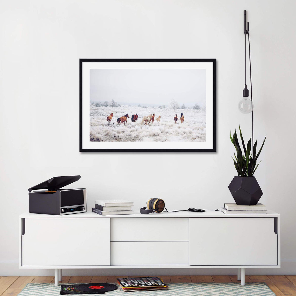 Winter Horses by Kevin Russ Wall Art