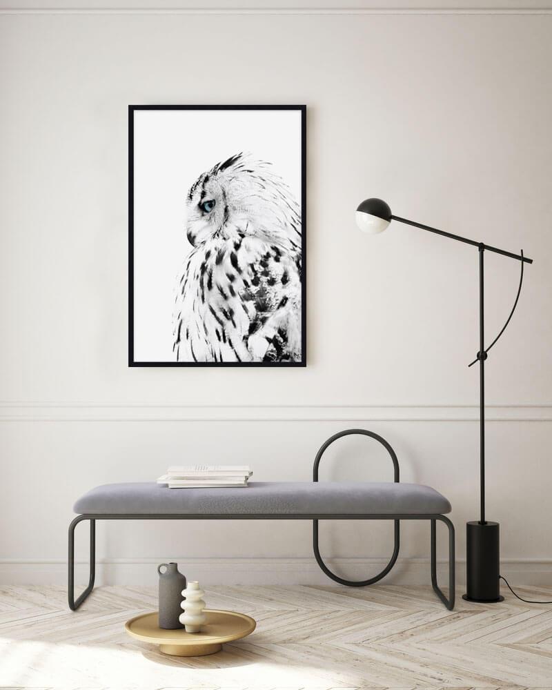 Winter Owl Wall Art