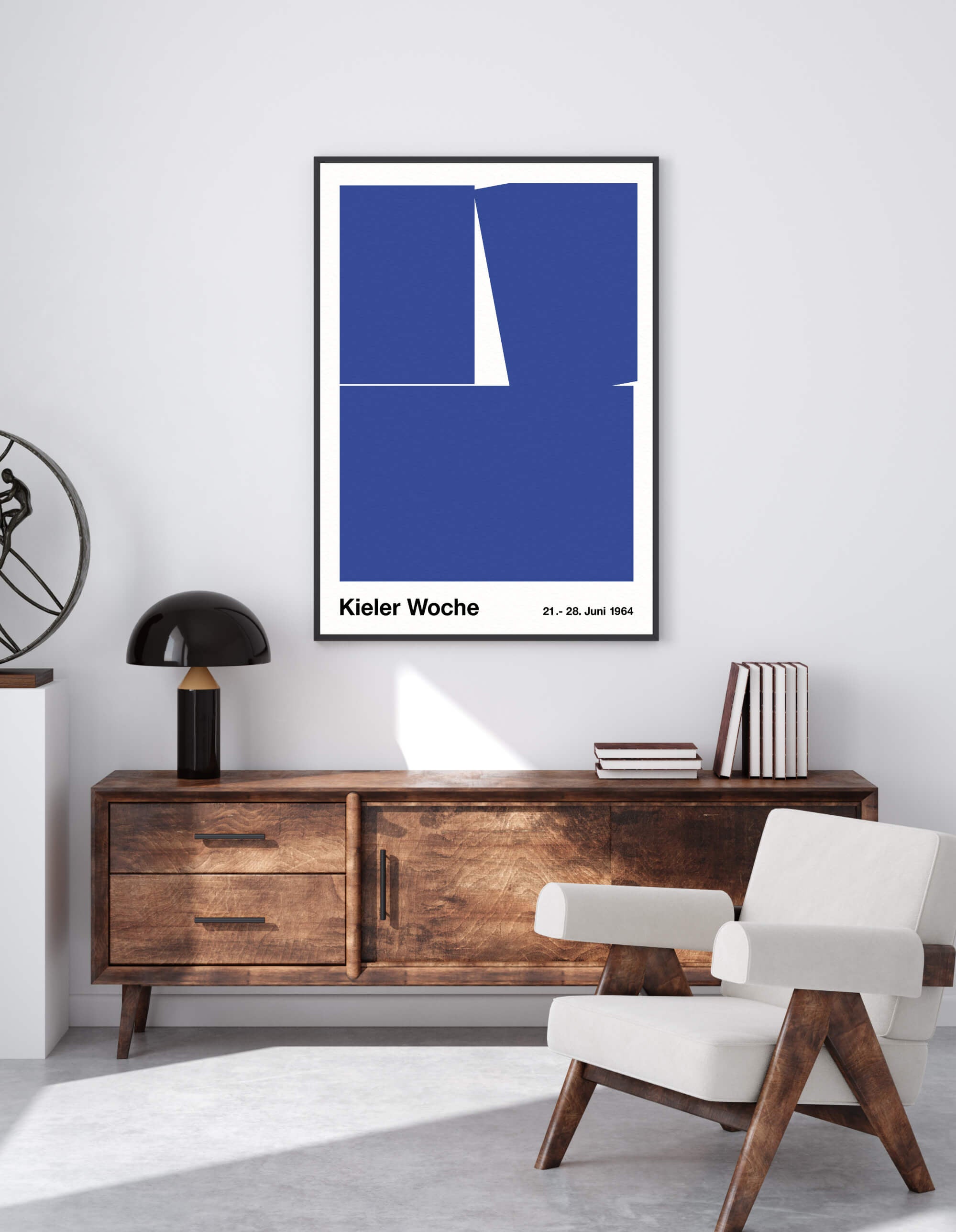 Kieler Woche Regatta 1964 by Hans Hillmann Wall Art for Office